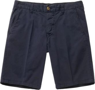 Blauer Blauwe Bermuda Shorts - Heren - Korte Broeken - Blauw - W30 - Katoen - Korte Broeken
