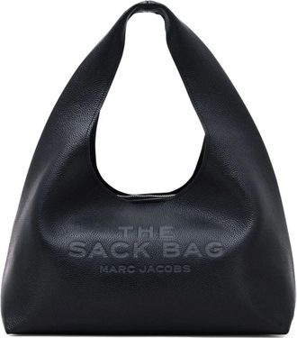 Marc Jacobs The Sack Leren Tote - unisex - Handtassen - Zwart - ONE Size - Leer - Tassen