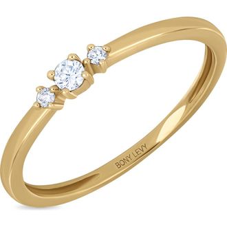 Bony Levy Liora 18K Yellow Gold Diamond Stackable Ring at Nordstrom Rack, Size 7