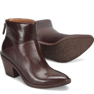 S&ouml;fft Womens Marley Ankle Boots In Chocolate