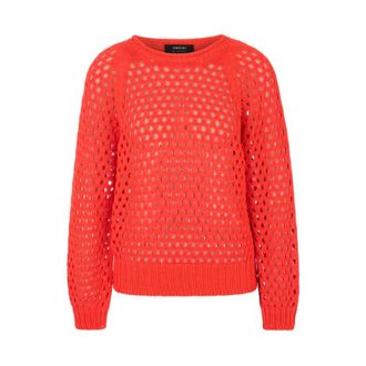 Marc Cain Truien & Vesten, Dames, Rood, 2Xl, Katoen, Trui Gebreid in Duitsland