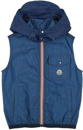 Moncler COATS & JACKETS - Denim outerwear on YOOX.COM