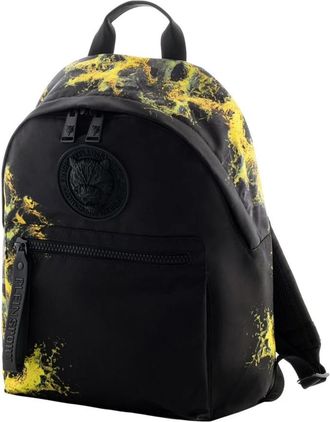 Plein Sport Boston Nylon Rugzak Zwart Mannen - Heren - Outdooraccessoires - Zwart - ONE Size - Nylon - Fitness
