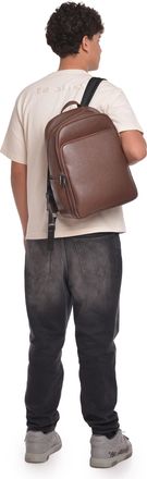 Luisa Vannini Bordeauxrood Rundleer Tas