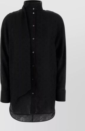 Ferragamo shirt silk cuffs buttoned