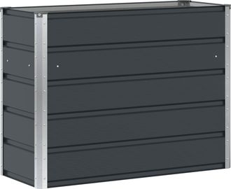 vidaXL Jardinera Antracita 100 X 40 X 75 Cm Acero Vidaxl