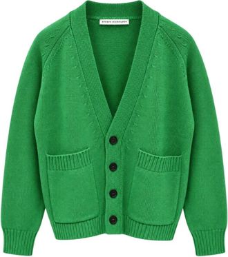 STUDIO NICHOLSON Sen Cardigan - Knitwear - Hombre - Verde - M