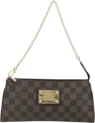 Louis Vuitton Pre-owned Shoulder Bags, female, Brown, Size: ONE SIZE Pre-owned Vintage Canvas Shoulder Bag