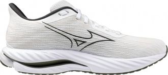 Mizuno Mens Wave Inspire 21 Running Shoes In White / Grape Leaf