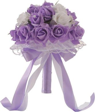 OEM Rosas De Cristal, Ramo De Novia Para Damas De Honor, Flores Artificiales De Seda