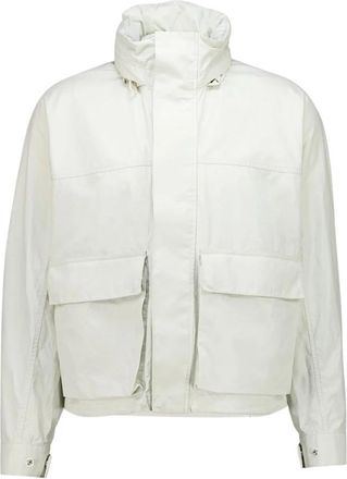 Christophe Lemaire Korte Regenparka - Heren - Regenjassen - Wit - S - Katoen - Jassen