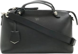 Fendi Pre-owned By The Way Leather 2way Bag - Dames - Vintage Handtas - Zwart - ONE Size - Leer - Vintage