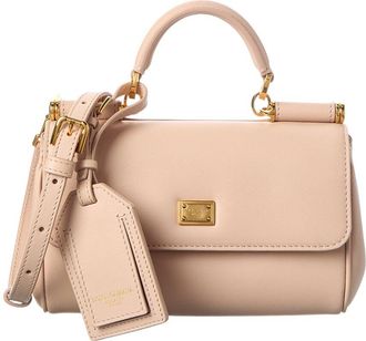 Dolce & Gabbana Sicily Mini Leather Clutch