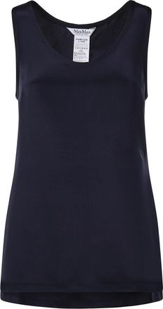 Max Mara Silk Crepe De Chine Top