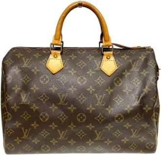 Louis Vuitton Pre-owned Vintage Monogram Handtas - Dames - Vintage Handtas - Bruin - ONE Size - Vintage
