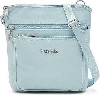 Baggallini Modern Pocket Crossbody Cross Body Womens Handbags Pool, Polyester/Nylon