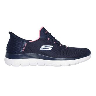Skechers Mens Summits - Diamond Dream slip-in vrijetijdsschoenen (Marine / Roze)