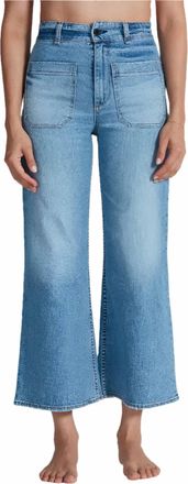 ASKK NY Cropped Sailor Jeans In Blondie