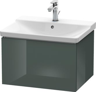 Duravit Duravit L-cube Mueble De Pared, Ancho 620mm, Profundidad 481, 1 Extra&iacute;ble, Se Ajusta A La Medida. Art&iacute;culo 233265, Color: Laca De Alto Brillo Dolomiti
