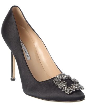 Manolo Blahnik Hangisi 100 Satin Pump