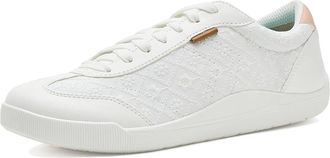 Dr. Scholls Be True Womens Shoes White/Pink : 6.5 M, Leather