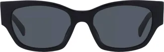 Celine Monochroms Grey Square Unisex Sunglasses CL40197U 01A 54