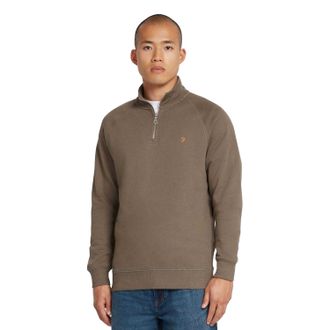 Farah Heren Jim Quarter Zip Sweatshirt (Grijs)