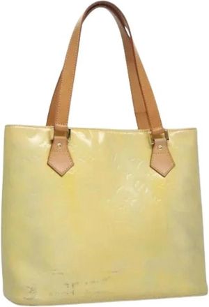 Louis Vuitton Pre-owned Tote Bags, female, Yellow, Size: ONE SIZE Pre-owned Vintage Patent Tote Bag