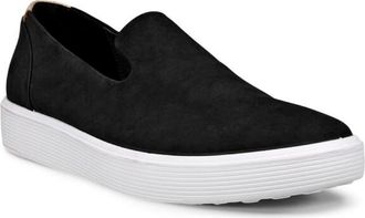 Ecco Soft 60 Slip-On Sneaker in Black at Nordstrom, Size 5-5.5Us