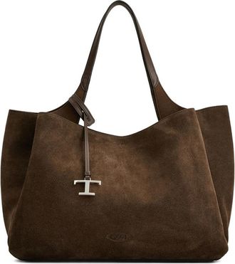 Tod's Medium Suede Tote Bag