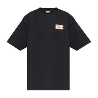 VETEMENTS Hombre, Camisetas, Negro, Talla: L