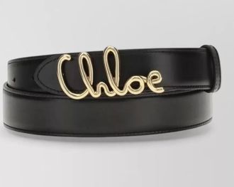 Chlo&eacute; leather belt