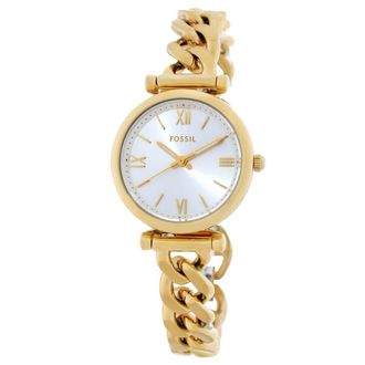 Fossil Carlie Quartz Silver Dial Ladies Watch ES5329