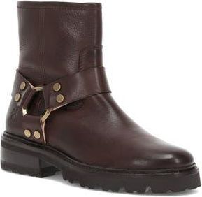 Frye Olivia Harness Bootie in Chocolate at Nordstrom Rack, Size 7.5