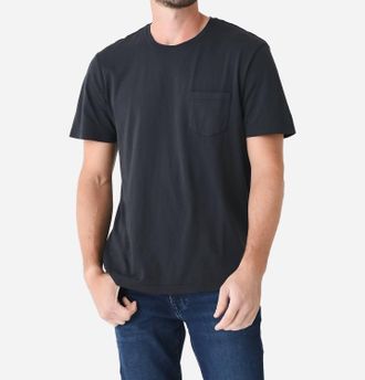 Rails Johnny T-Shirt In Carbon