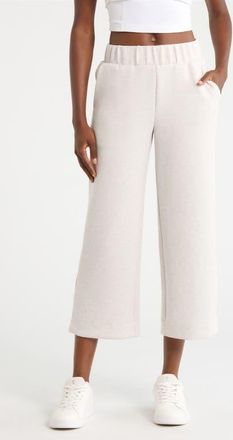 Lord & Taylor Dreamweave Crop Pants in Heather Moonbeam at Nordstrom, Size X-Large