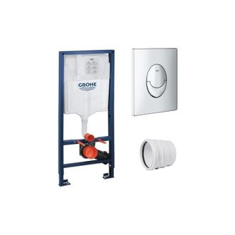 GROHE Estructura Soporte Grohe + Mando Wc Suspendido Grohe Skate Air Cromo