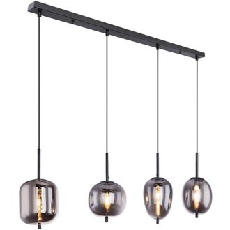 Globo Lighting L&aacute;mpara Colgante - Blacky - Negro - Vidrio Vidrio Ahumado