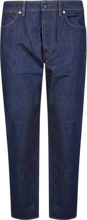Stone Island Indigo Denim Rised Finish Trousers