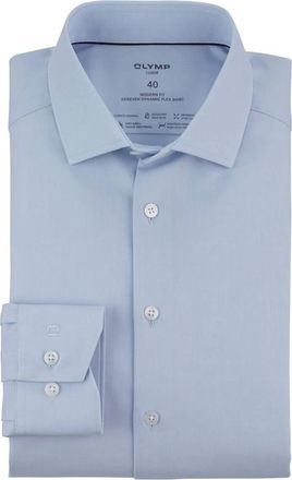 Olymp Olymp, Heren, Overhemden, Blauw, Maat: XL Katoen