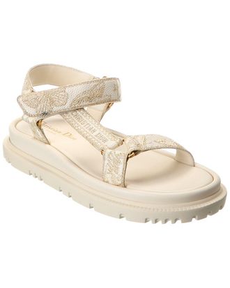 Dior D-Wave Canvas Sandal