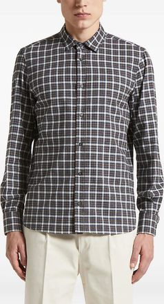 PESERICO Camicia a quadri - Marrone