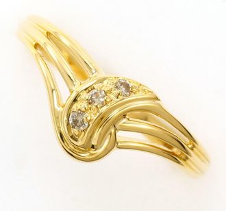 C&A Yellow Gold Yellow Gold (18K) Band Ring (Pre-Owned)