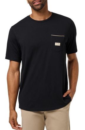 Travis Mathew Social Club Pocket T-Shirt in Black at Nordstrom, Size Xx-Large