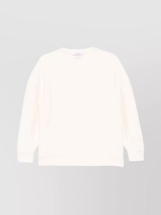 Max Mara ribbed crewneck sweater in wool-cashmere blend