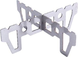 No Brand Soporte Para Estufa De Aleaci&oacute;n De Titanio Para Exteriores, Soporte Port&aacute;til Para Estufa De Acero Inoxidable, Mini Soporte Cruzado, Soporte Para Utens