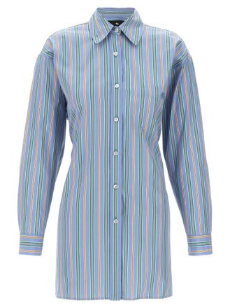 Etro Light Blue Striped shirt