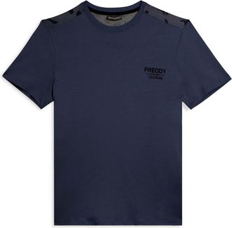 Freddy T-shirt con inserti camouflage e logo sul cuore