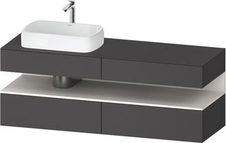 Duravit Qatego Consola Mueble Bajo Lavabo, 2 Extensiones, 2 - Duravit