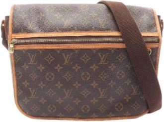 Louis Vuitton Pre-owned Cross Body Bags, male, Brown, Size: ONE SIZE Pre-owned Messenger GM Monogram Coated Canvas Shoulder Bag